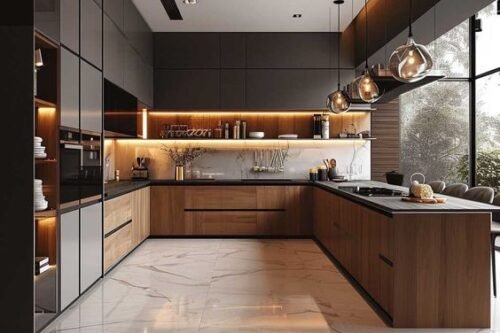 U-shaped Kitchen